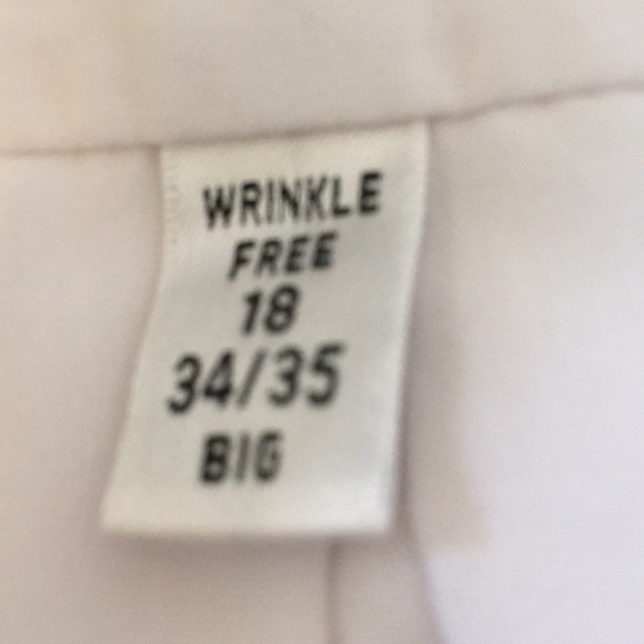 Vanheusen Poplin White Dress Shirt - Picture 4 of 5